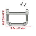 thumbnail image 3 of Vogacara Conector de parachoques delantero, aleación de aluminio, resistente, útil, conector de parachoques RC, multifunción, reparable, peso ligero, Type2 NO2 Vogacara FN001791-02, 3 of 6