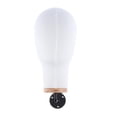 thumbnail image 2 of HILABEE Cork Mannequin Head Making Jewelry Headphone Caps Display Manikin White, 2 of 7