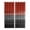 Black Red, variant on Black Gray Kitchen Curtains 63 Inch Length, Farmhouse Vintage Gradient Wooden Plank Grommet Top Bedroom Living Room Curtains, Light Filtering Cafe Curtain Drapes 2 Panels Set 104''x63''