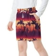 thumbnail image 5 of WMTBSRSW Boys Hawaii Graphic Shorts Funny Graphic Print Summer Beach Shorts Lightweight High Waisted Drawstring Shorts with Pockets 7-14 Years, 5 of 6