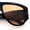 Black Frame - Beige Lens, variant on SA106 Oversized Retro Racer Thick Frame Aviator Sunglasses / Tortoise - Brown