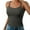 Grey, variant on Women Spaghetti Strap Neck Ribbed Tank Tops Slim Fitted Camisole Basic Sleeveless Layering Shirts Yellow L