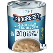 Progresso Light, Creamy Potato With Bacon & Cheese Canned Soup, Gluten Free, 18.5 oz.
