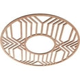 thumbnail image 2 of 26"OD x 9 1/2"ID x 1/4"T Empire Wood Fretwork Pierced Ceiling Medallion, Cherry, 2 of 3