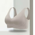 thumbnail image 5 of FNFHFY Minimizer Bras for Women Plus Size Seamless Wireless Push Up Jelly Bra Full Coverage Surpportive Tshirt Bra Anti-Sagging Bralettes, 5 of 8