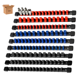 thumbnail image 1 of 9 Pzs Riel Para Dados  Bloosom Soporte Organizadores De Enchufes Abs Negro Azil Rojo, 1 of 5