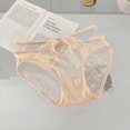 thumbnail image 2 of Gibobby Ropa interior de encaje sexy Bragas sexis de encaje para mujer, de algodón, finas, transpirables, para chicas, cintura , triángulo de cadera(C,G), 2 of 4
