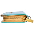 thumbnail image 5 of Women's Aqua Glossy Patent Leather Wallet with Card Holder Organizers and Convertible Vegan Leather Strap Wristlet, 5 of 6