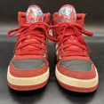 thumbnail image 3 of Ad-id-as Ortholite D74373 Mens Size 7 Red Mid Lace Up Ankle Basketball Shoes 2013, 3 of 6