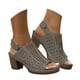 thumbnail image 3 of WILLBEST Sandalias Playa De Moda Para Mujer, Con Punta Abierta Y Tacón Alto, Para Salidas Informales, Vacaciones En La Playa Y Citas Nocturnas, Con Cierre Ajustable De Velcro., 3 of 6