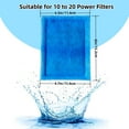 thumbnail image 6 of 10-20 Gallon Aquarium Filter Replacement for EZ-Change #2, Aquarium Filter Cartridge Fit for AquaTech 10 to 20 Power Filters for Fish Tank(6 Pcs), 6 of 6