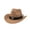 Light brown, variant on Classic Western Cowboy Hat Cowgirl Hat Unisex Men's & Women's Wide Brim Fedora Hat Classic Vintage Bowler Hat for Adults