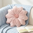 thumbnail image 5 of Flower Throw Pillow, Lint Blossoms Shape Cushion, Decorative Soft Accents Pillow for Sofa, Couch, Bed, Living Room, Cute Floral Designs, Stylish Home Décor, Spring Decor, Colorful Throw Pillows, 5 of 6