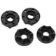 thumbnail image 4 of Cubo hexagonal de rueda de 12 mm ANGGREK Mano de Obra Exquisita Negra 4 Piezas Mejora el Rendimiento para ARRMA Axial SCX10 para Redcat GEN8, 4 of 8