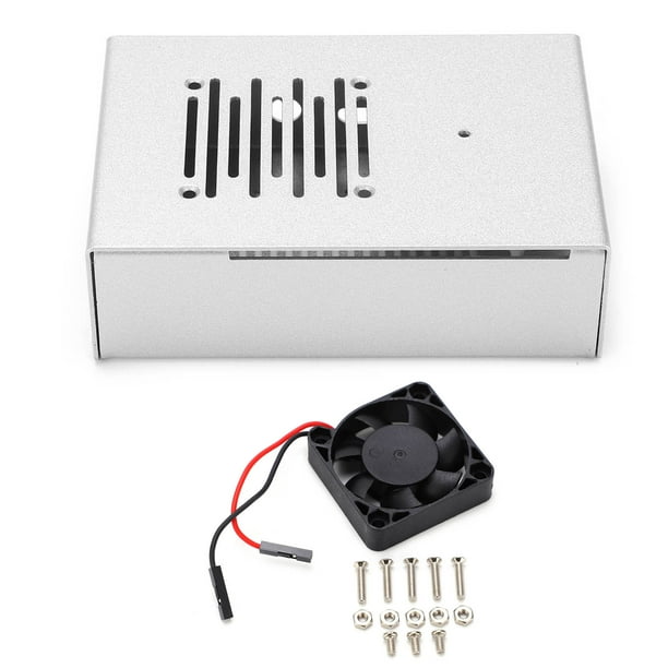 Ventilador de refrigeración para Raspberry Pi, carcasa de aleación de aluminio, ventilador de disipación para Raspberry Pi, ventilador de repuesto para Raspberry Pi, probado profesionalmente