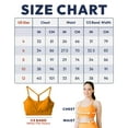 thumbnail image 4 of Nirlon Y Back Adjustable Sports Bras For Women - Nirlux Camisole Sports Bra, Stretchy Womens Tops Soft Workout Tops For Women (Marigold, 10), 4 of 6