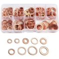 thumbnail image 2 of 200 Uds juntas en Cuivre Rondelles juntas placa resistente 9 tipos M5-M14 Bouchon De Carter D'huile Joint Vidange Moteur Assorti Pour Voiture, 2 of 4