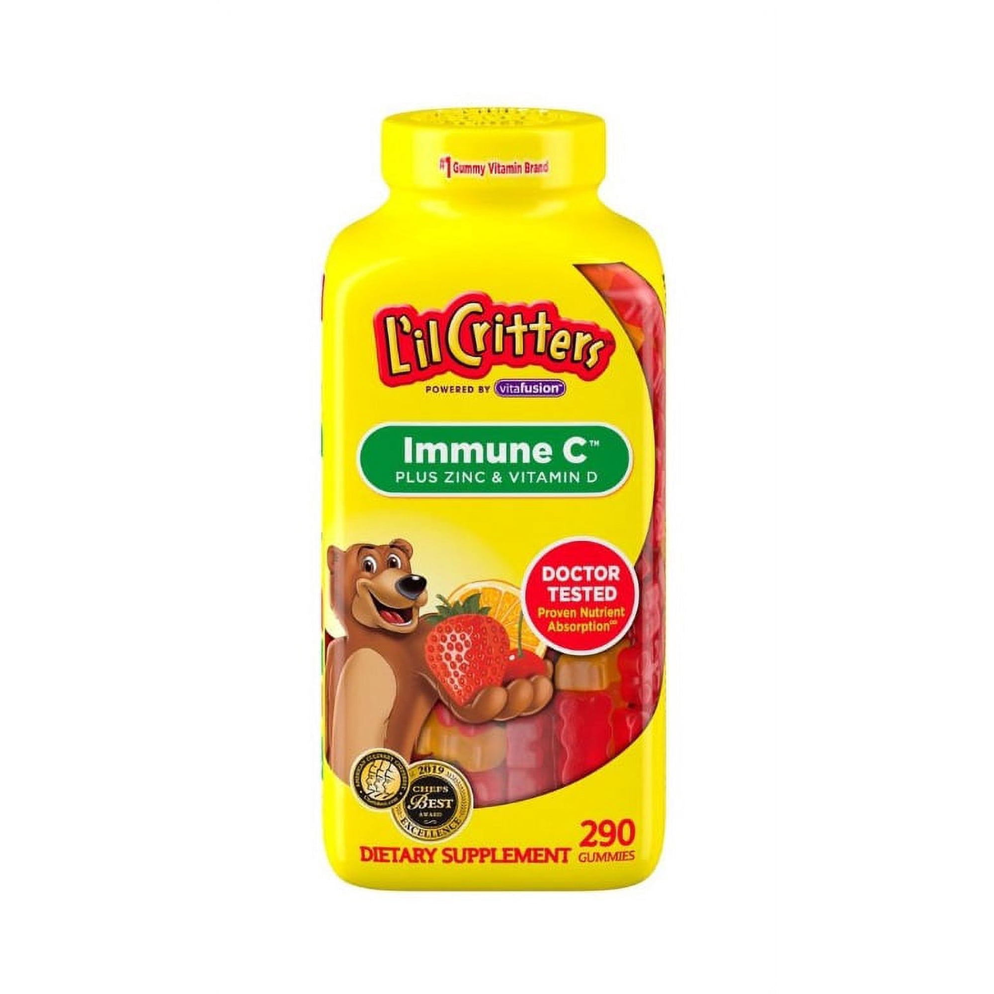 Lil Critters Immune C Plus Zinc 290 CT