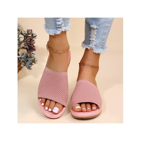 

GENILU Slippers for Women Wide Width Sandals Orthotic Slides Shoes With Comfortable Arch Support