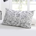 thumbnail image 5 of Grey Elegant Floral Spring Plant Watercolor Throw Pillow Cover, Pillowcase Protectors with Zipper, Breathable Decorative Lumbar Pillow Case Cover, Pillow Shams for Couch Sofa 12x20Inch, 5 of 7