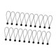 thumbnail image 4 of 20x Bolas de cordón de cordón de lona, ​​correa elástica de bungee elástica multifuncional, de servicio pesado para acampar, carpas hogar 20 cm, 4 of 8