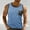aaa_Light Blue, variant on Elvqul Mens Athletic Tank Tops with Pocket Summer Shirts Dark Gray Round Neck Sleeveless Printed T-Shirts for Men Fashion