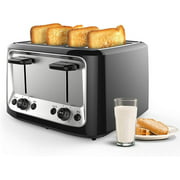 Toasters Toaster Home Toaster Multifunctional Breakfast Toaster Toaster Small 4 Slot Type Toaster for Bagels Waffles Toasts Breads