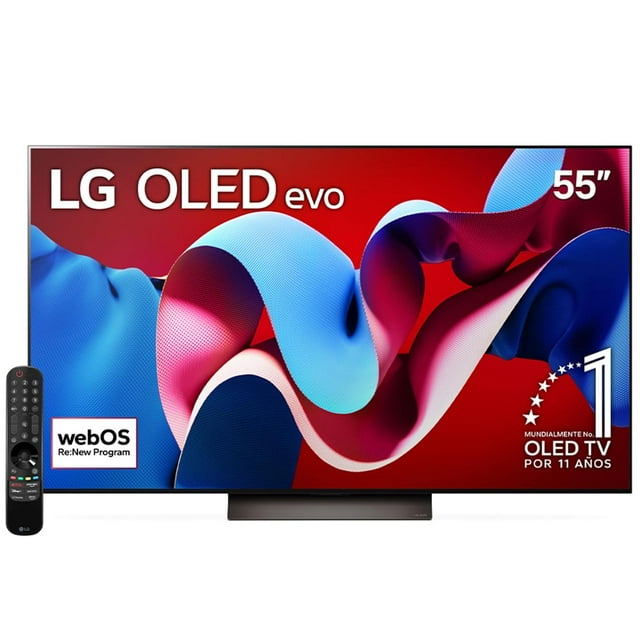 Pantalla OLED EVO LG 55 Pulgadas 4K Smart TV 2024 ThinQ AI