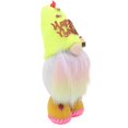 thumbnail image 2 of Adorable Yellow Gnome Doll for Decoration Cloth Material Perfect for Desktop and Party Decor 12.5 Inch, 2 of 3
