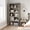 grey, variant on Farmhouse 5-Shelf Bookcase, 67.4" Tall Wooden Storage Shelf for Living Room, Home Office & Bedroom