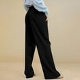thumbnail image 7 of BLVB Women Wide Leg Sweatpants High Rise Baggy Sweatpants for Womens with Pockets Fashion Fall Outfits, 7 of 7