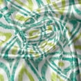thumbnail image 5 of Ambesonne Ikat Window Valance, Vibrant Ogee Motif, 54" X 12", Mint Green Yellow Green, 5 of 5