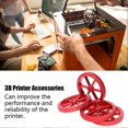 thumbnail image 3 of 3D Printer Extruder Upgrade Kit Red Hand Twist Leveling Nut Springs Dampers Set, 3 of 4