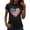 Black-C, variant on American Flag Shirts for Women 4th of July T-Shirt USA Print Patriotic Shirt Summer Cute Graphic Tee Tops