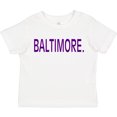 thumbnail image 3 of Inktastic Baltimore in Purple Text Boys or Girls Toddler T-Shirt, 3 of 5