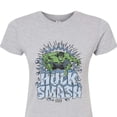thumbnail image 3 of Marvel Hulk - Smash - Juniors Fitted Graphic T-Shirt, 3 of 5