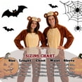 thumbnail image 7 of CVBCOS Adult Monkey Halloween Unisex Costume Onesie Pajamas-Plush One Piece Cosplay Suit for Women and Men, 7 of 7