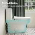 thumbnail image 6 of HOROW One Piece Elongated Toilet with dual flush, 1.28 GPF, 12'' Rough-In with Soft Closing Seat, 6 of 13