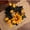 Yellow, variant on YIBONIKA 6-Piece Candle Holder Set with Artificial Maple Leaf and Sunflower, Halloween Home Decor