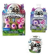 hatchimals colleggtibles season 2 exclusives bundle - burtle 4-pack + bonus, owlicorn 2-pack + nest, bearakeet 1-pack