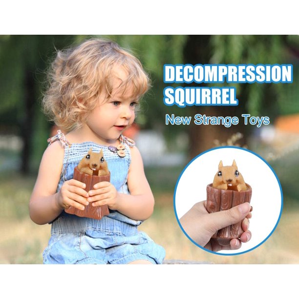 Squeeze Squirrel Cup Children s Toys Evil Decompression Tree