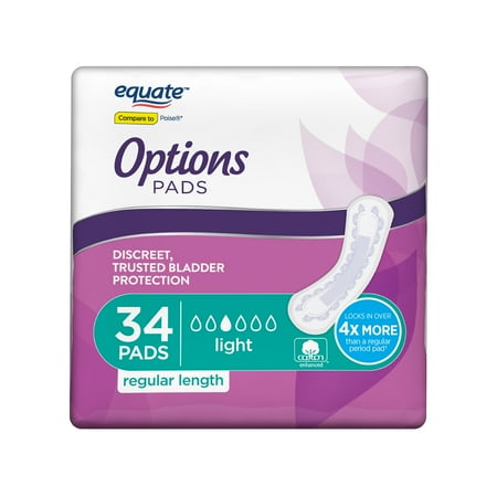incontinence pads equate options count regular light dialog displays option button additional opens zoom
