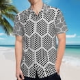 thumbnail image 5 of High Quality Hawaiian Shirts for Men Short Sleeve Aloha Beach Shirt Floral Summer Casual Button Down Shirts Blouses MQDEEQ, 5 of 7