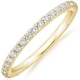 thumbnail image 1 of PAVOI 14K Gold Plated Cubic Zirconia Diamond Stackable Eternity Bands for Women, 1 of 6
