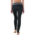 thumbnail image 6 of ToBeInStyle Women's Two Tone Mesh Panel Active Leggings, 6 of 6