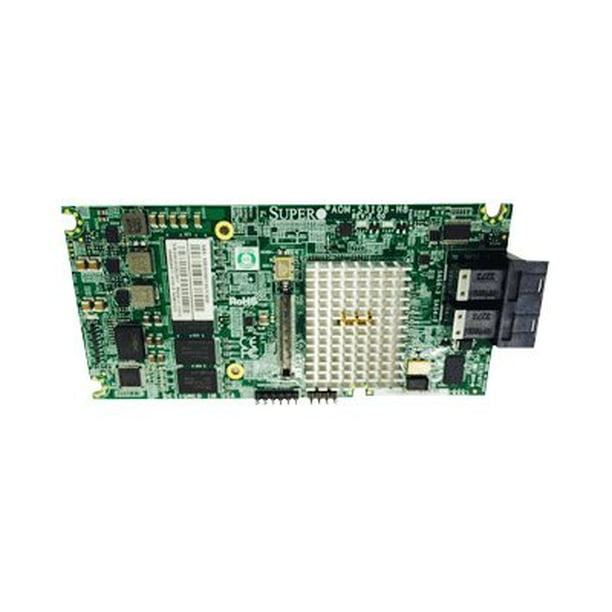 Supermicro AOM-S3108M-H8 - Contrôleur de Stockage (RAID) - 8 Canaux - SAS 12Gb/S - Profil Bas - RAID 0, 1, 5, 6, 10, 50, 60 - PCIe