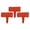Z1#Red,3Pc, variant on Imitation Stone Plastic Garden Border Fence, Stackable Rock Look Landscape Edging, Decorative Lawn Flower Bed Divider Barrier, Plastic Stone Effect Yard Edging, Fake Stone Plastic Fence