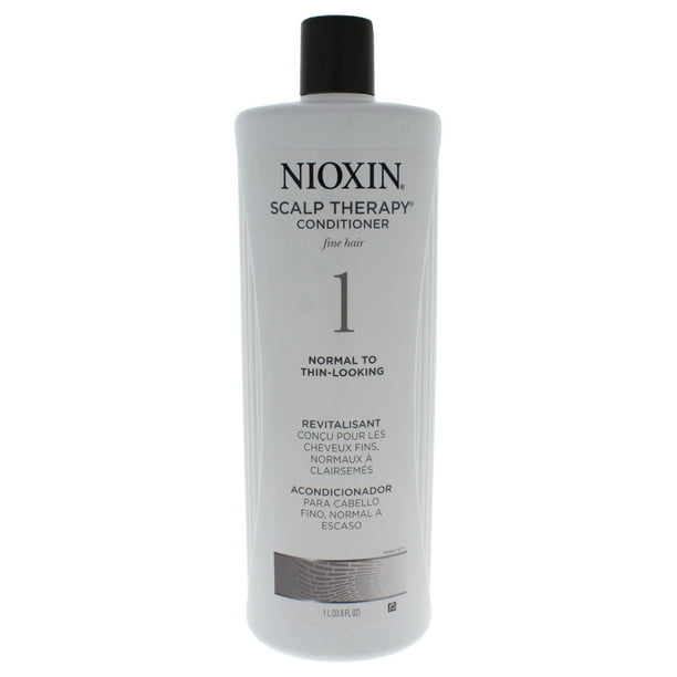 Traitement du Cuir Chevelu System 1 pour Cheveux Fins Naturels Normaux - Minces par Nioxin pour Unisexe - 33,8 oz Sc
