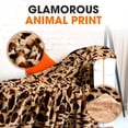 thumbnail image 5 of Cheer Collection Ultra Cozy Animal Prin t Faux Fur Reversible Throw Blanket, 5 of 5