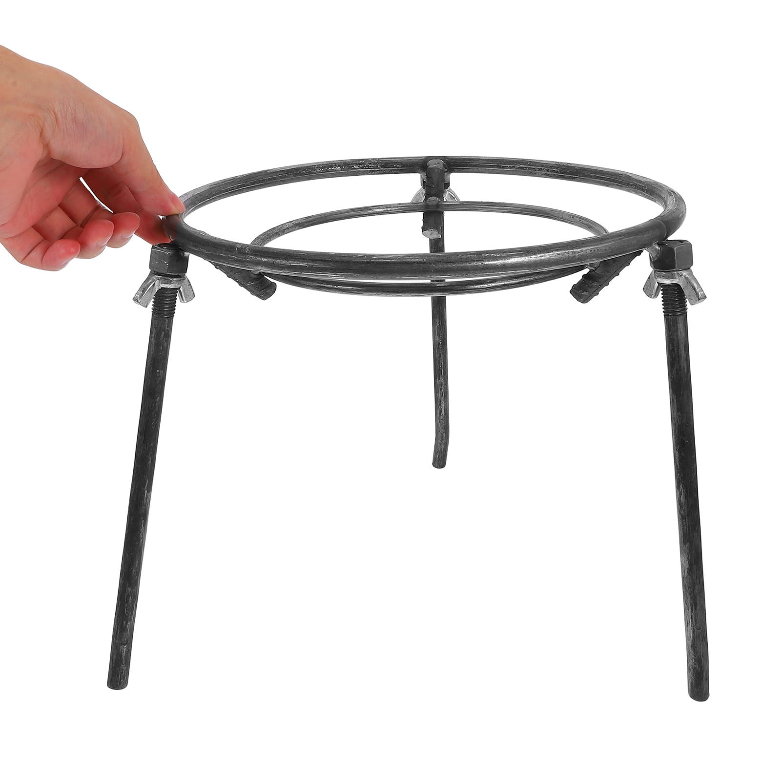 UPOUART Metal Stove Gap Covers Campfire Cooking Rack Black Steel 1Set For Outdoor Cooking Challenges